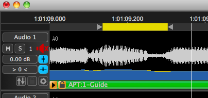 Playback Range set